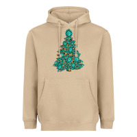 Mushroom christmas tree with gemstones Heavyweight Hoodie - MaliasSmallBusiness