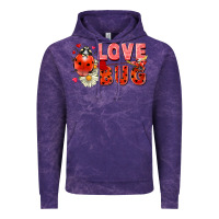 Cloud Purple love bug Vintage Hoodie - FaDigitalArtStudio