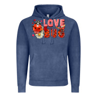 Vintage Denim love bug Vintage Hoodie - FaDigitalArtStudio