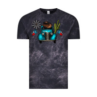 Cloud Black texas truck Vintage Tee - CowhideDigitalArt