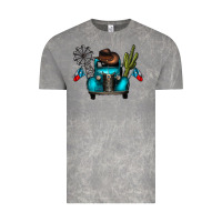 Cloud Rock texas truck Vintage Tee - CowhideDigitalArt