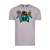Vintage Zinc texas truck Vintage Tee - CowhideDigitalArt