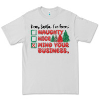 Dove Grey dear santa ive been Premium Tee - MaliasSmallBusiness