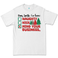 White dear santa ive been Premium Tee - MaliasSmallBusiness