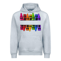 Custom Name Crayons Urban Hoodie | Teevron