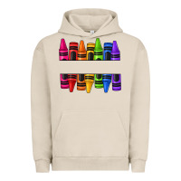 Pigment French Oak custom name crayons Urban Hoodie - texasbilliewilder