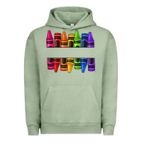 Pigment Oil Green custom name crayons Urban Hoodie - texasbilliewilder