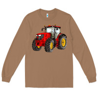 Toasted Coconut western farm tractor red Long Sleeve Tee - Artiststas