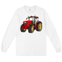 White western farm tractor red Long Sleeve Tee - Artiststas