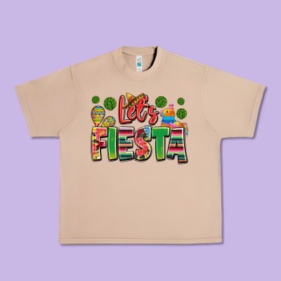 Let's Fiesta Urban Heavy Tee Designed By Jahusdesignshop