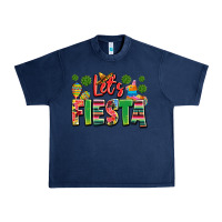 Navy let's fiesta Urban Heavy Tee - JahusDesignShop