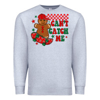 Heather Grey can t catch me Premium Sweatshirt - MaliasSmallBusiness