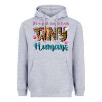 Heather Grey its a good day to teach tiny humans Heavyweight Hoodie - NancyCooperArtShop