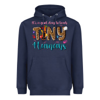 Navy its a good day to teach tiny humans Heavyweight Hoodie - NancyCooperArtShop