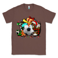 Chestnut joy with soccer element and Christmas Classic Tee - AdoDesignShop