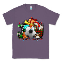 Lavender joy with soccer element and Christmas Classic Tee - AdoDesignShop