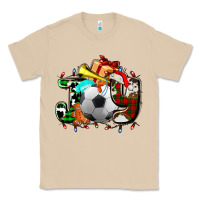 Mushroom joy with soccer element and Christmas Classic Tee - AdoDesignShop