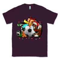 Plum joy with soccer element and Christmas Classic Tee - AdoDesignShop