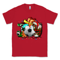 Red joy with soccer element and Christmas Classic Tee - AdoDesignShop