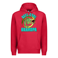Cardinal reel cool grandpa Premium Hoodie - Jasminsmagicworld