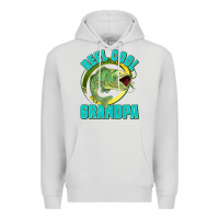 Dove Grey reel cool grandpa Premium Hoodie - Jasminsmagicworld