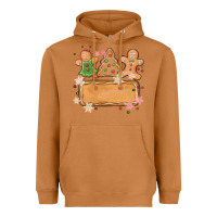 Meerkat costom name christmas cookie Heavyweight Hoodie - MaliasSmallBusiness