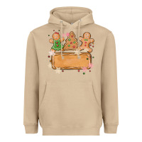 Mushroom costom name christmas cookie Heavyweight Hoodie - MaliasSmallBusiness
