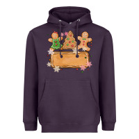 Plum costom name christmas cookie Heavyweight Hoodie - MaliasSmallBusiness