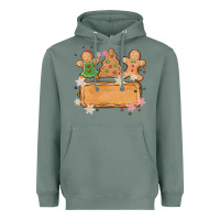 Sage costom name christmas cookie Heavyweight Hoodie - MaliasSmallBusiness