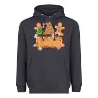 Smoke costom name christmas cookie Heavyweight Hoodie - MaliasSmallBusiness