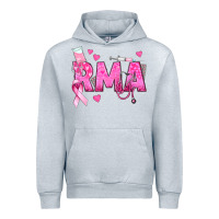 Heather Grey breast cancer rma registered medical assistant Urban Hoodie - texasbilliewilder