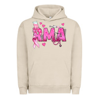 Pigment French Oak breast cancer rma registered medical assistant Urban Hoodie - texasbilliewilder