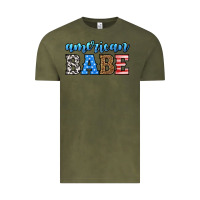 Vintage Olive american babe Vintage Tee - HRA Design Shop