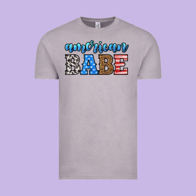 American Babe Vintage Tee Designed By Hra Design Shop