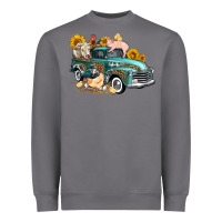 Storm western farm truck coop animals farm animals Heavyweight Sweatshirt - FaDigitalArtStudio
