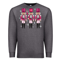 Charcoal Heather Pink nutcrackers Premium Sweatshirt - MaliasSmallBusiness