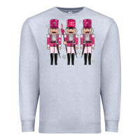 Heather Grey Pink nutcrackers Premium Sweatshirt - MaliasSmallBusiness