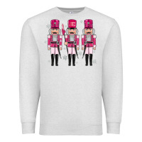 Oatmeal Heather Pink nutcrackers Premium Sweatshirt - MaliasSmallBusiness