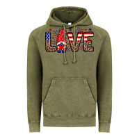 Vintage Olive Love gnome Vintage Hoodie - Neo Western