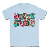 Dusty Blue nurse fuel coffee cups Classic Tee - Jasminsmagicworld
