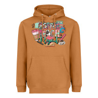 Meerkat coffee teach repeat teacher Heavyweight Hoodie - NancyCooperArtShop