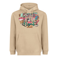 Mushroom coffee teach repeat teacher Heavyweight Hoodie - NancyCooperArtShop