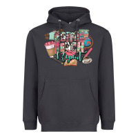 Smoke coffee teach repeat teacher Heavyweight Hoodie - NancyCooperArtShop