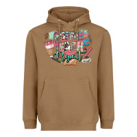 Toasted Coconut coffee teach repeat teacher Heavyweight Hoodie - NancyCooperArtShop
