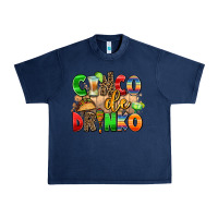 Navy cinco de drinko Urban Heavy Tee - AdoDesignShop