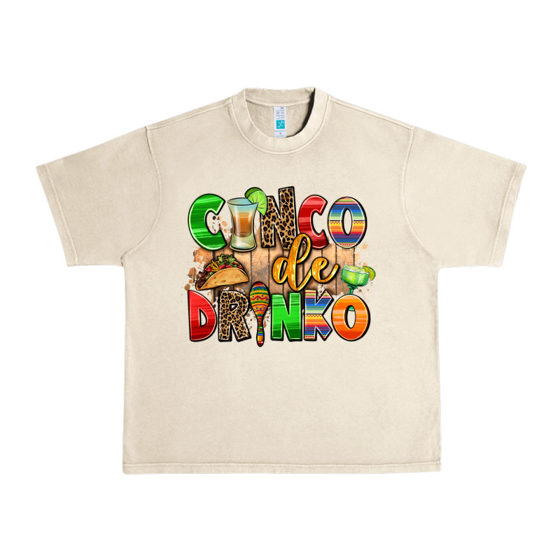Cinco De Drinko Urban Heavy Tee by AdoDesignShop | Teevron