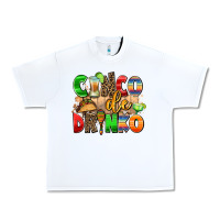 White cinco de drinko Urban Heavy Tee - AdoDesignShop