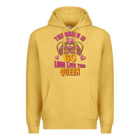 Antique Gold the queen is 60 long live the queen Premium Hoodie - Jasminsmagicworld