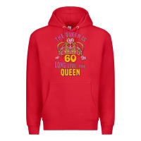 Red the queen is 60 long live the queen Premium Hoodie - Jasminsmagicworld