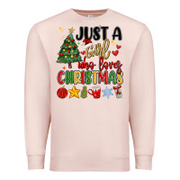 Just A Girl Who Loves Christmas Premium Sweatshirt | Teevron